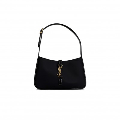 YSL LE 5 À 7 IN SATIN AND PATENT LEATHER 657228458747 (23*16*6.5cm)